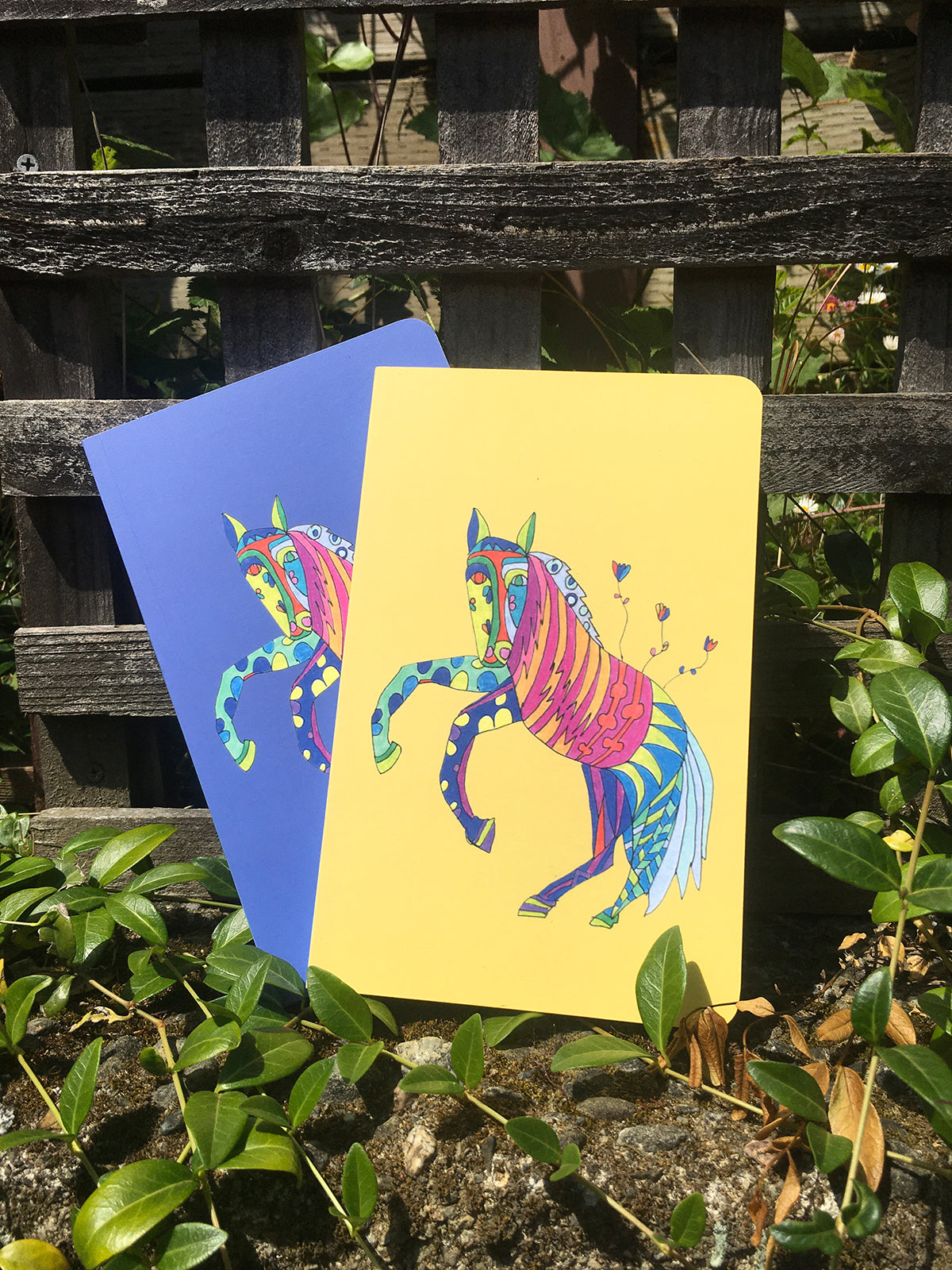 Lined Journal - Gafieira Horse Yellow
